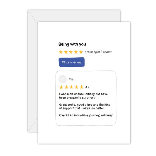 Anniversary - Review - Greeting Card