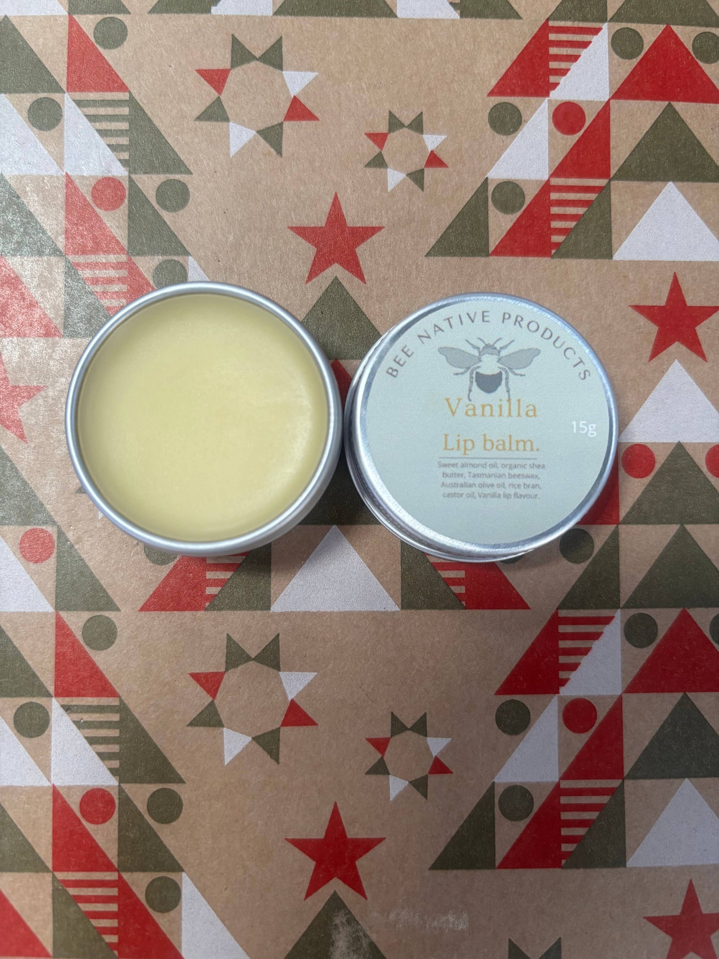 Natural shea butter Lip Balm Tin -15g