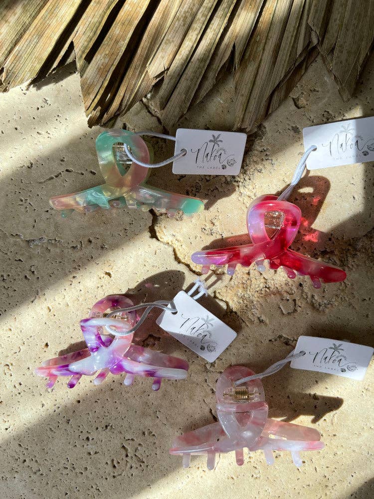 Claw Clip - Acetate - Mini Loop - Sorbet