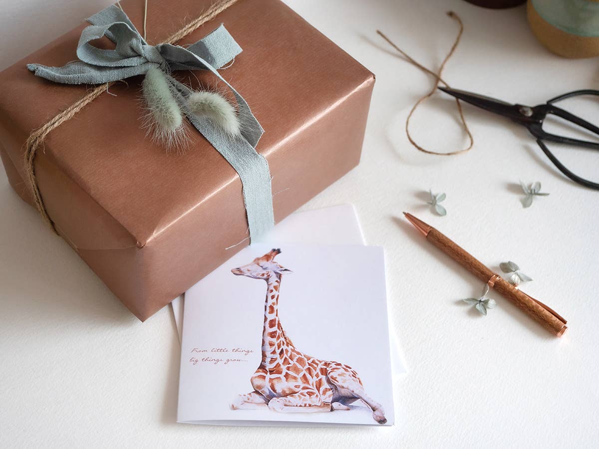 Baby Giraffe - Card
