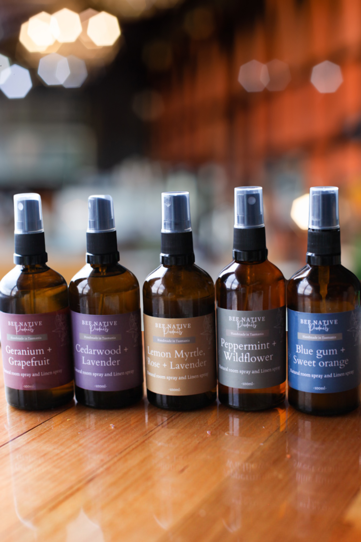 Geranium and grapefruit essential oil room spray