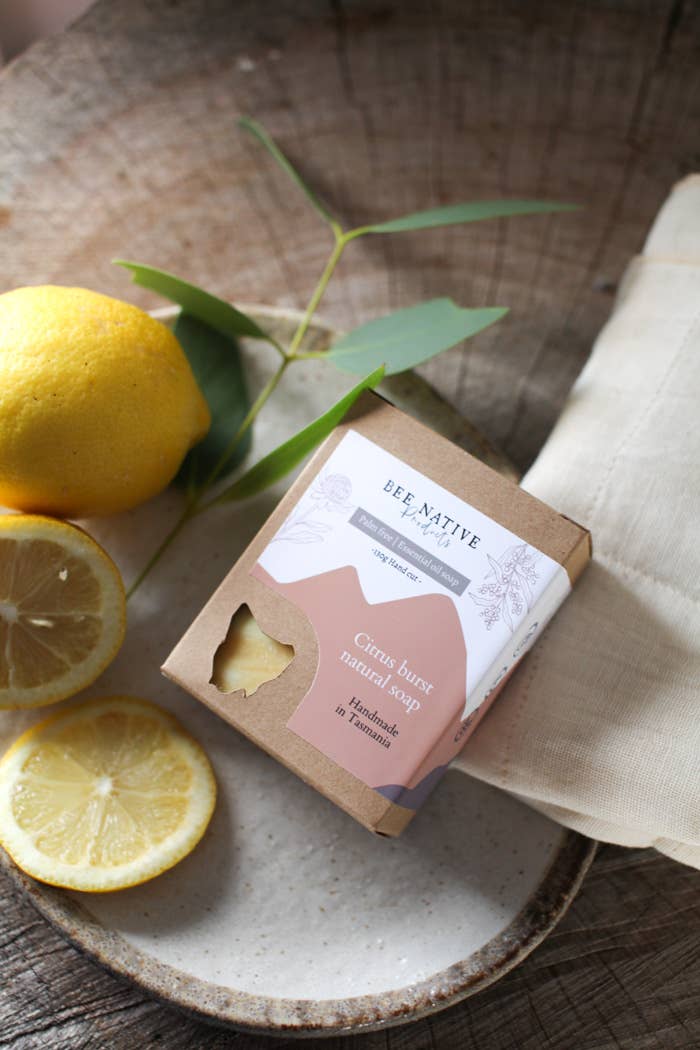 Citrus burst coconut milk soap bar