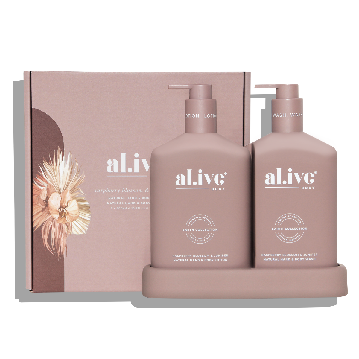 alive body wash and lotion