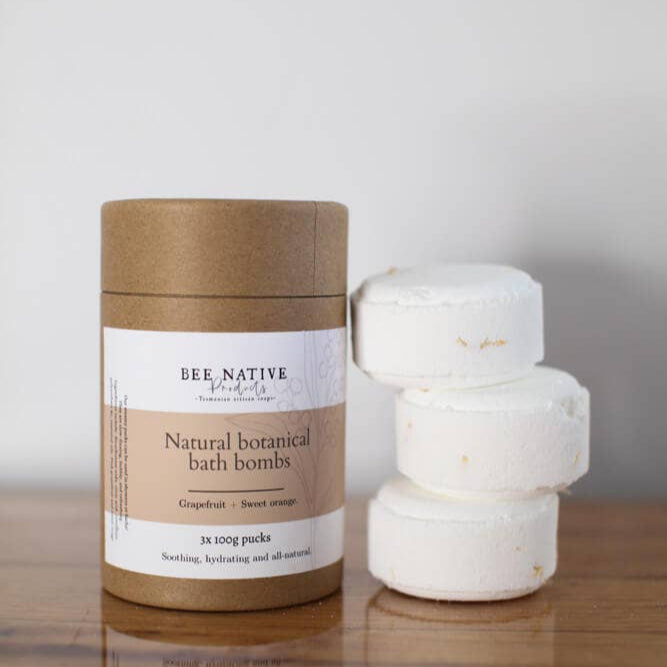 Grapefruit and sweet orange - Botanical bath bomb