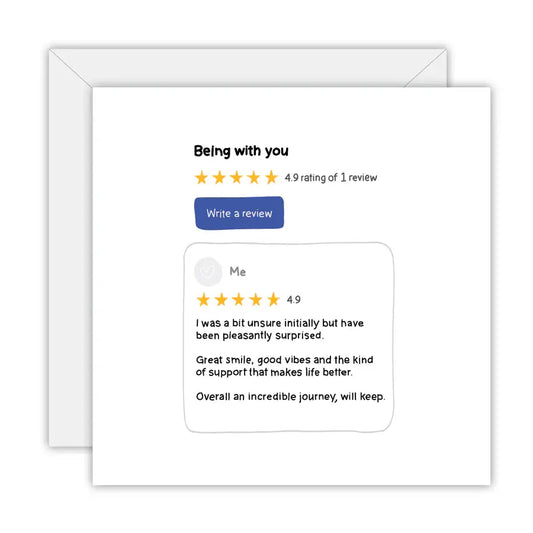 Anniversary - Review - Greeting Card