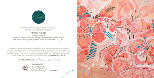 Tropical Paradise - Greeting Card
