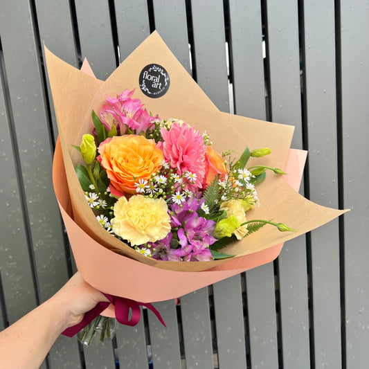 Bright happy flower bouquet Mooloolaba 