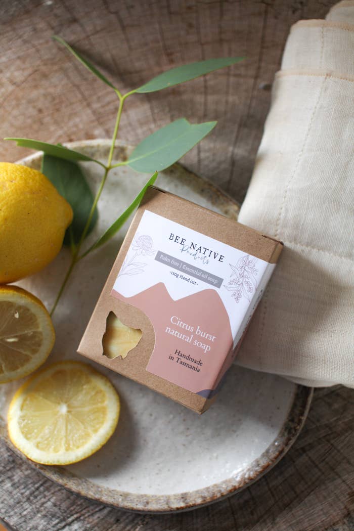 Citrus burst coconut milk soap bar