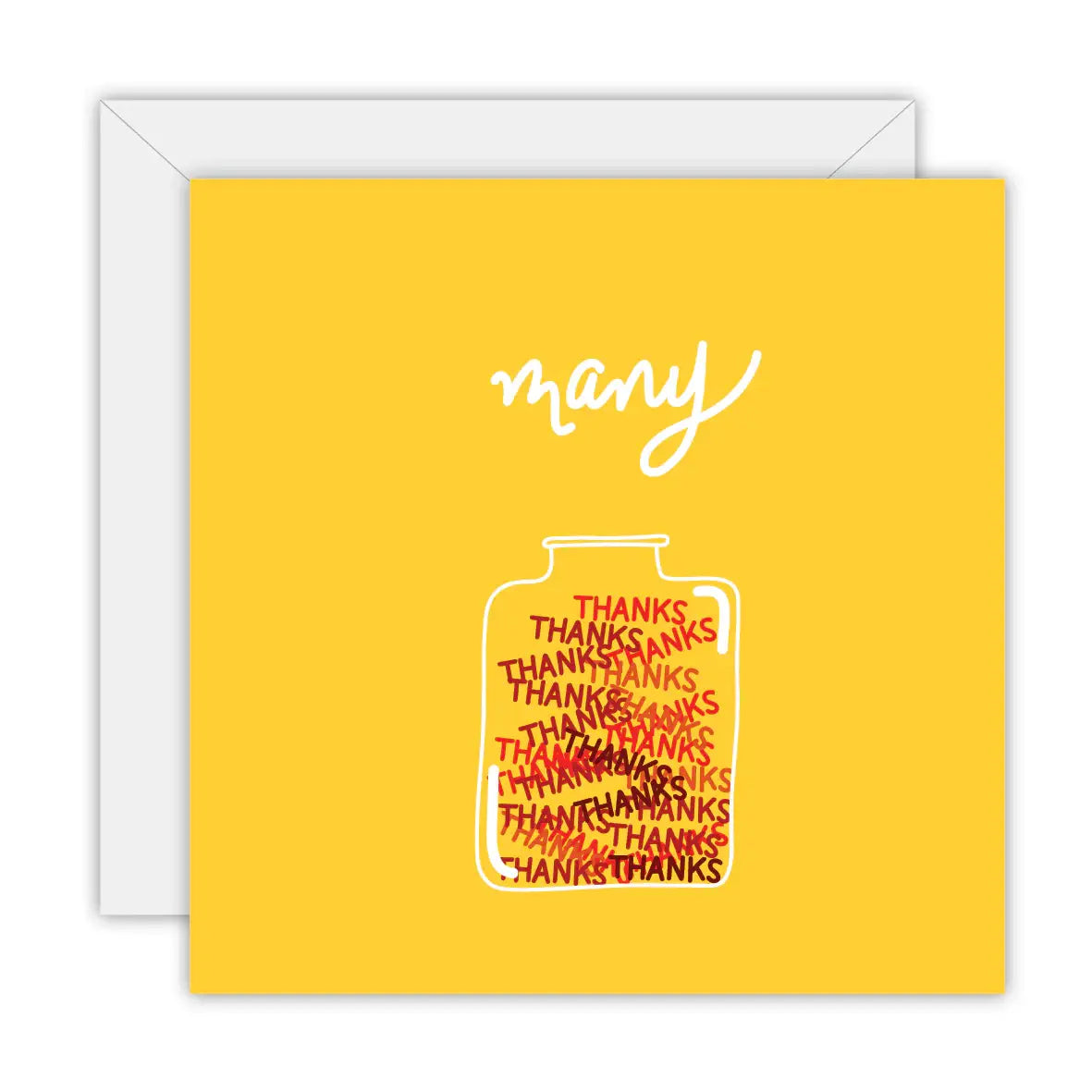 Many Thanks - Greeting Card