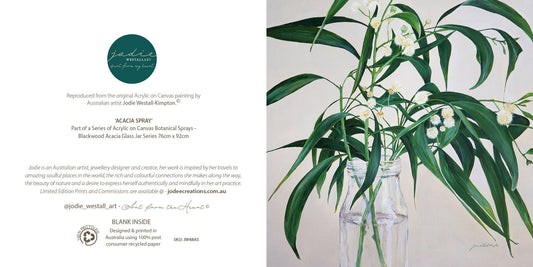 Acacia Spray - Greeting Card