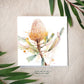 Hookers Banksia- Greeting Card