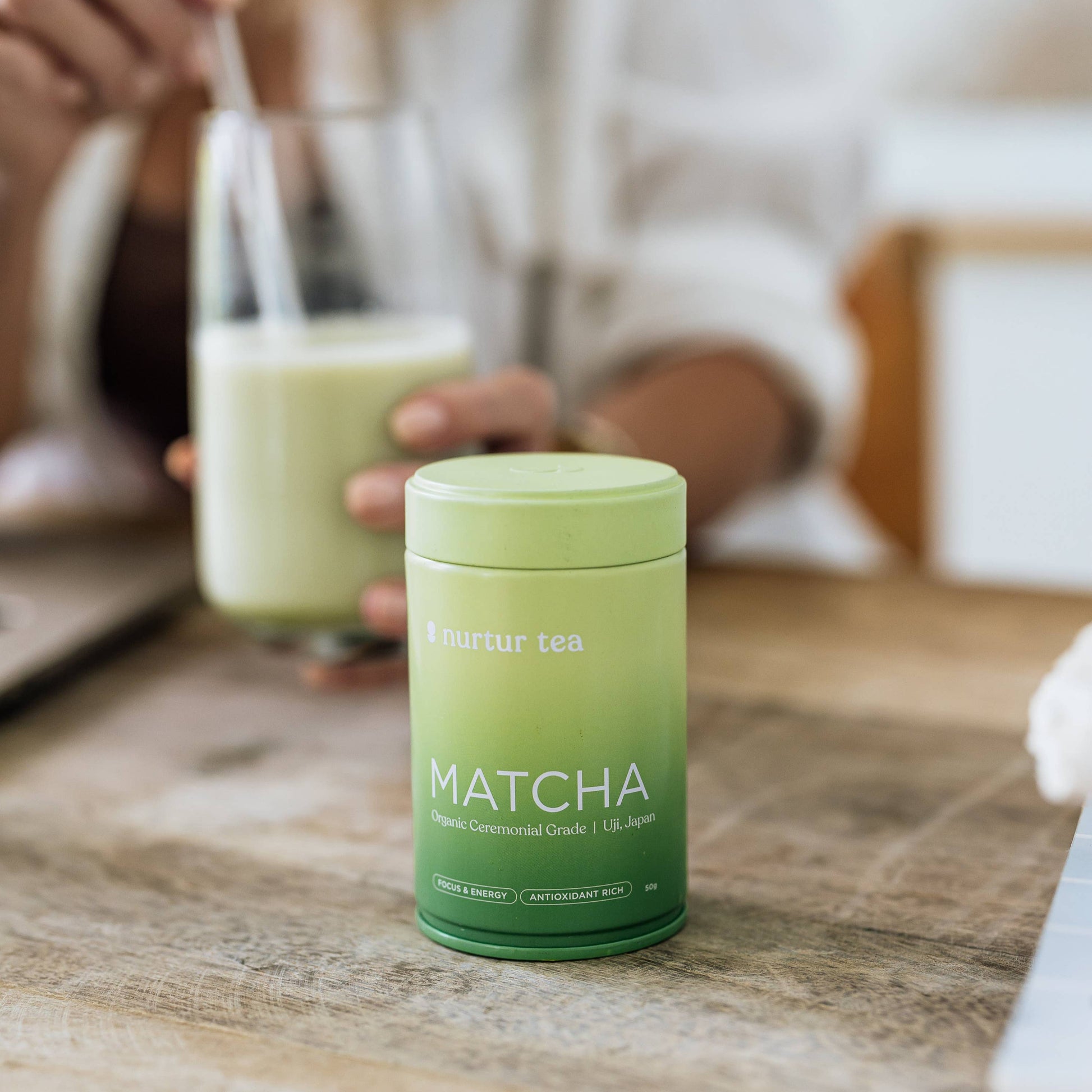 Matcha Tea in tin