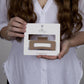 Claw Clip -- Medium Elongated Rectangle - Biscuit