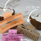 Claw Clip -- Elongated Rectangle - Lipstick