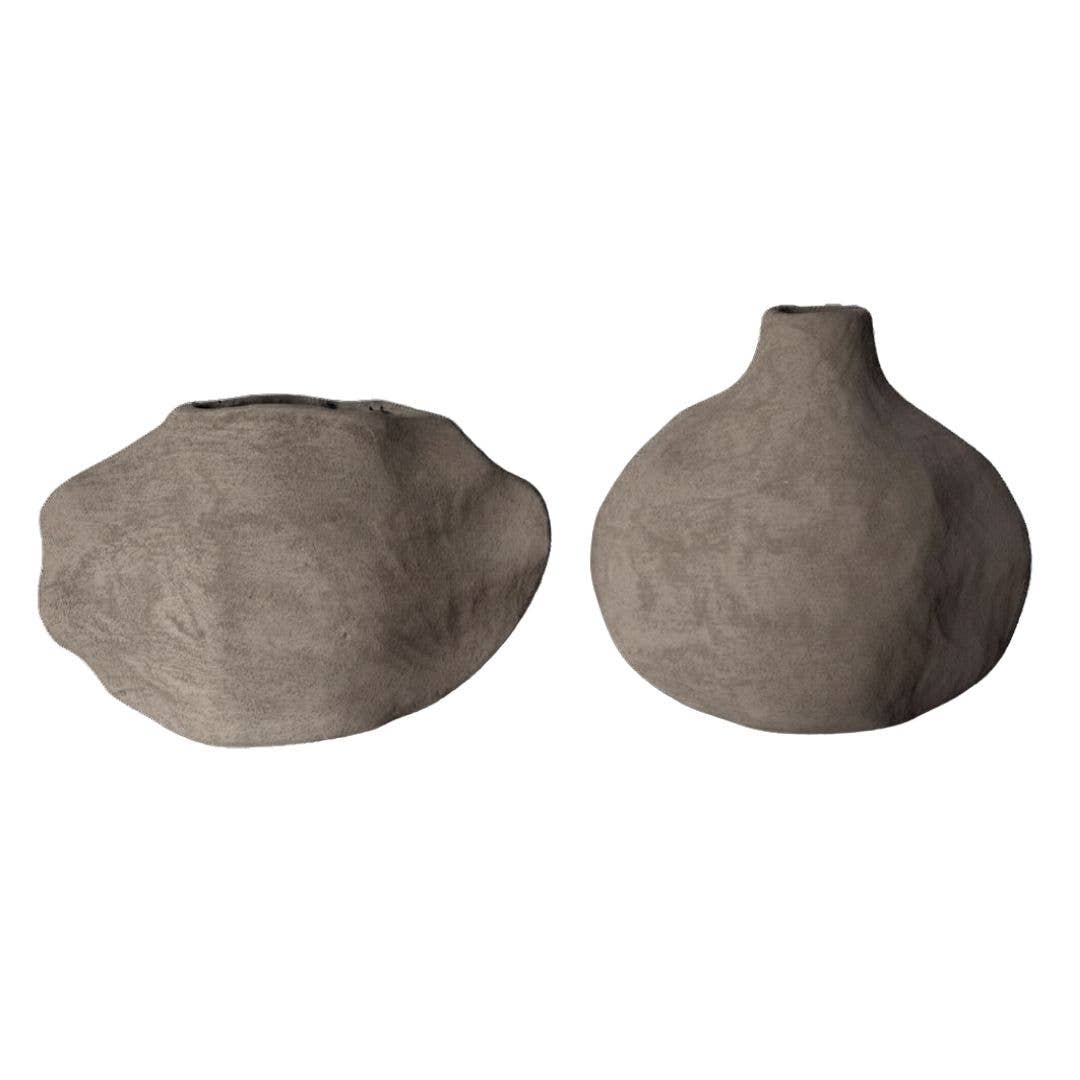 Noma Vases - Taupe Stone