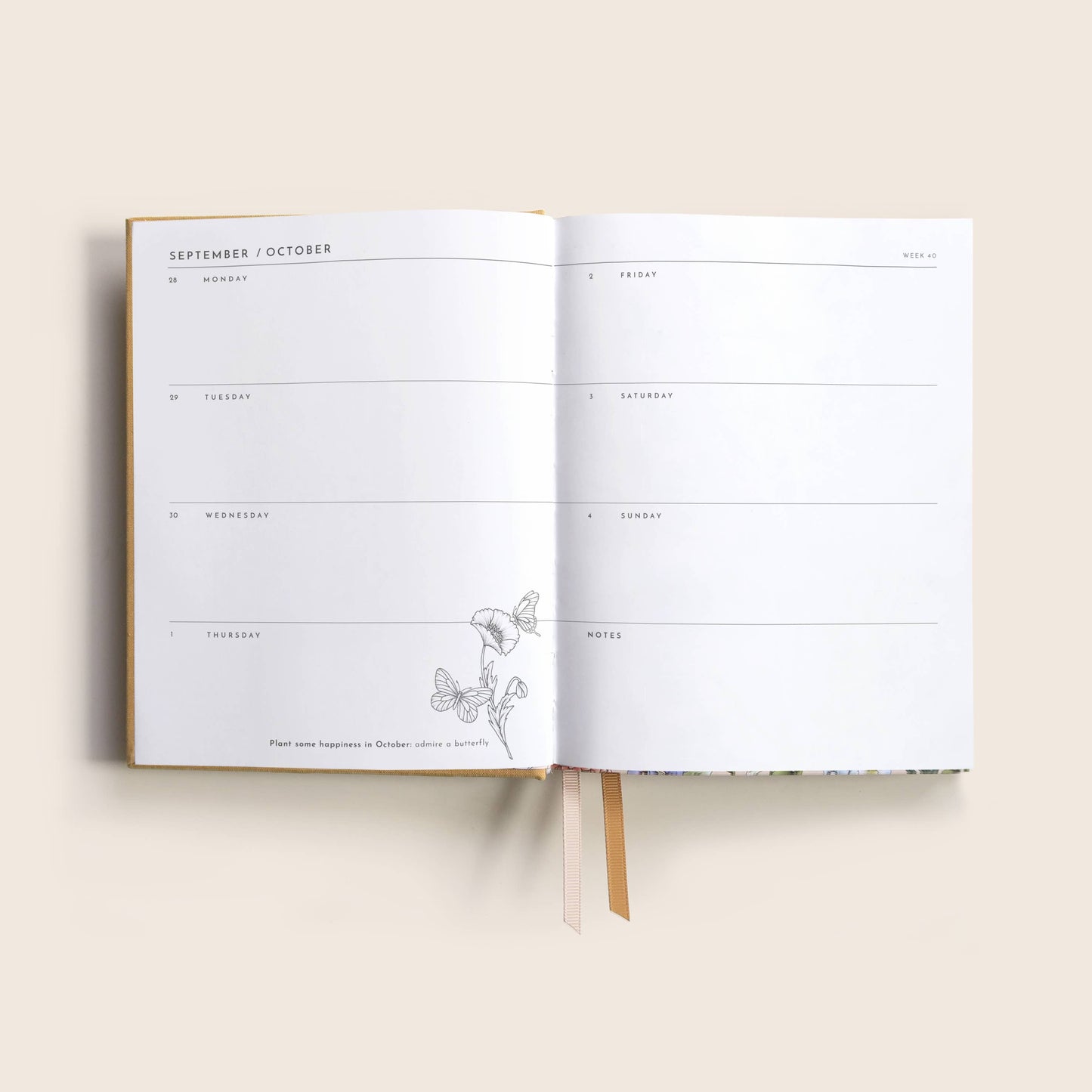 2026 ALWAYS FLOWERS PLANNER | HONEY