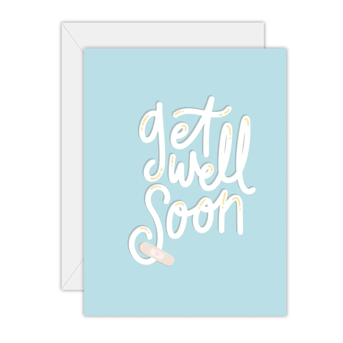 Hand Lettered - Get Well Soon