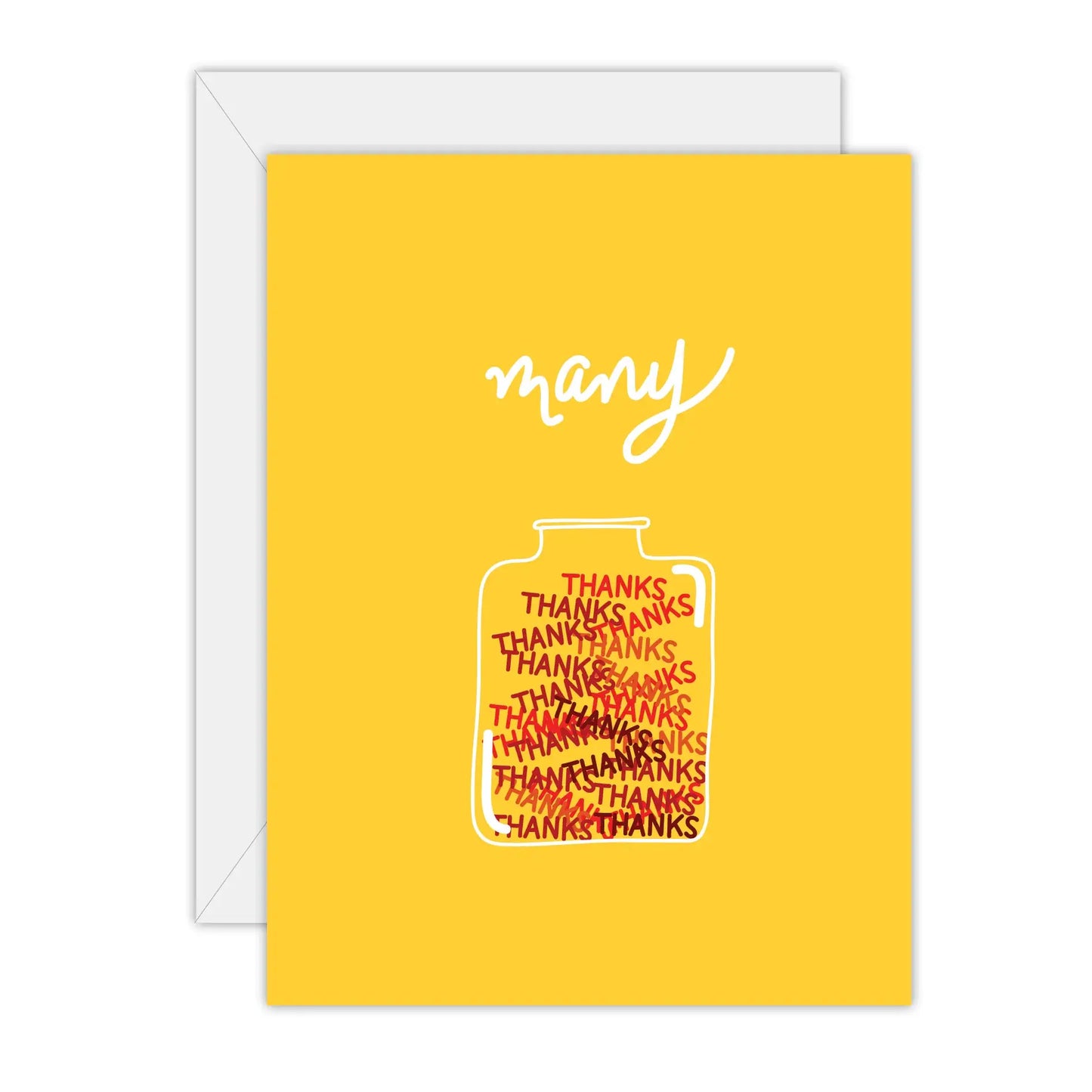 Many Thanks - Greeting Card