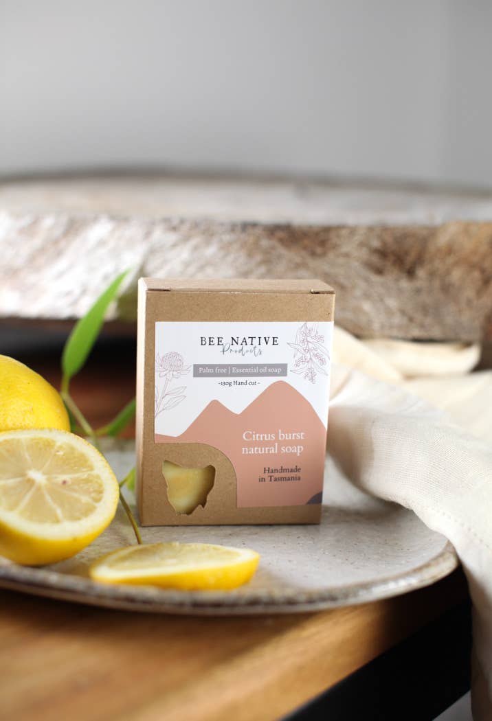 Citrus burst coconut milk soap bar