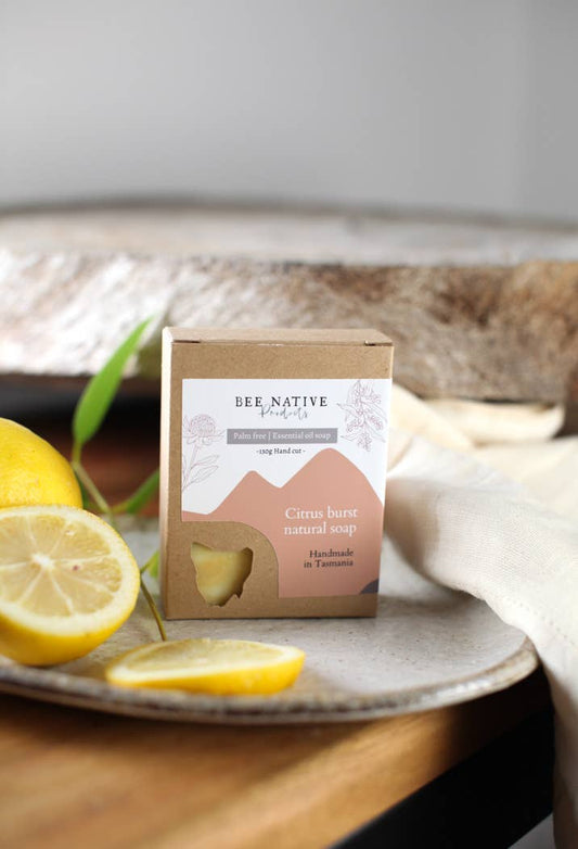 Citrus burst coconut milk soap bar