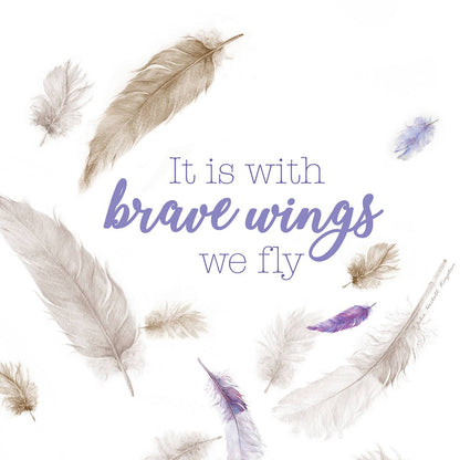 ‘Brave wings’ - Inspirational Card