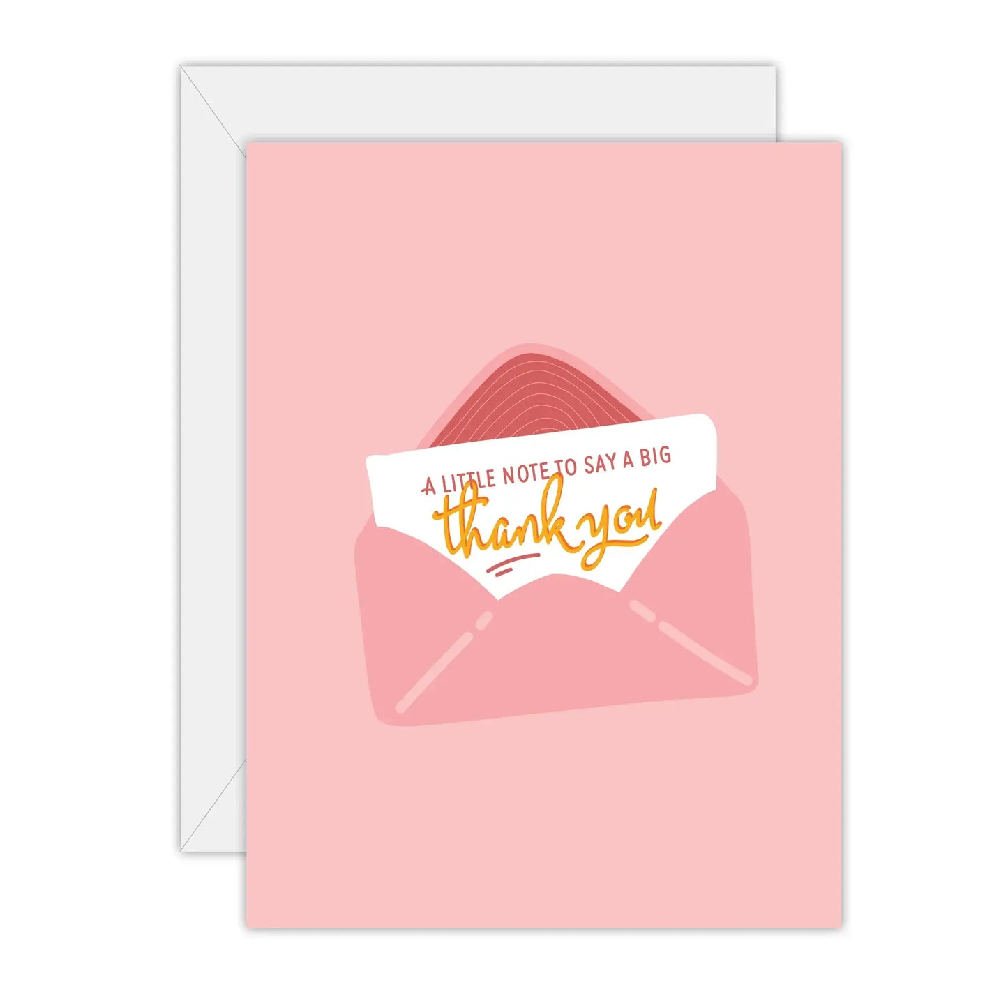 A Little Note to Say a Big Thank You - Greeting Card