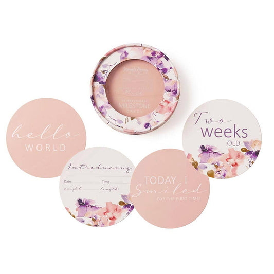 Blushing Beauty & Musk Pink Reversible Milestone Cards