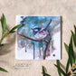 Blue Wren - Greeting Card
