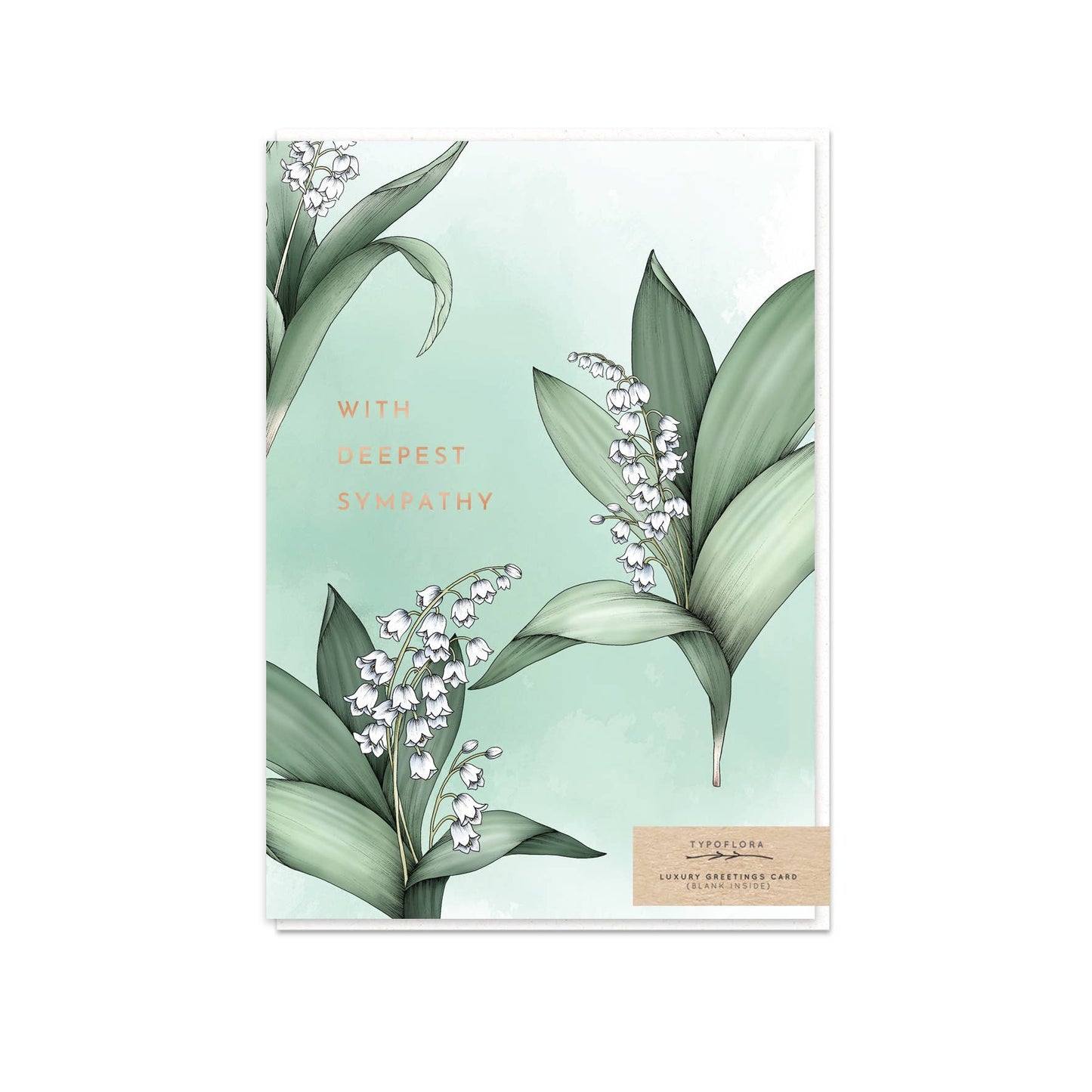 Lily of Valley Sympathy Card