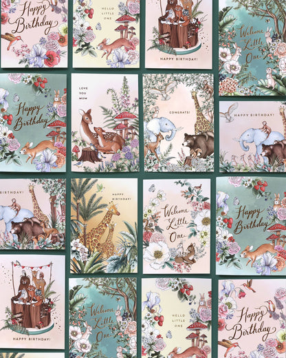 Deer Baby Card