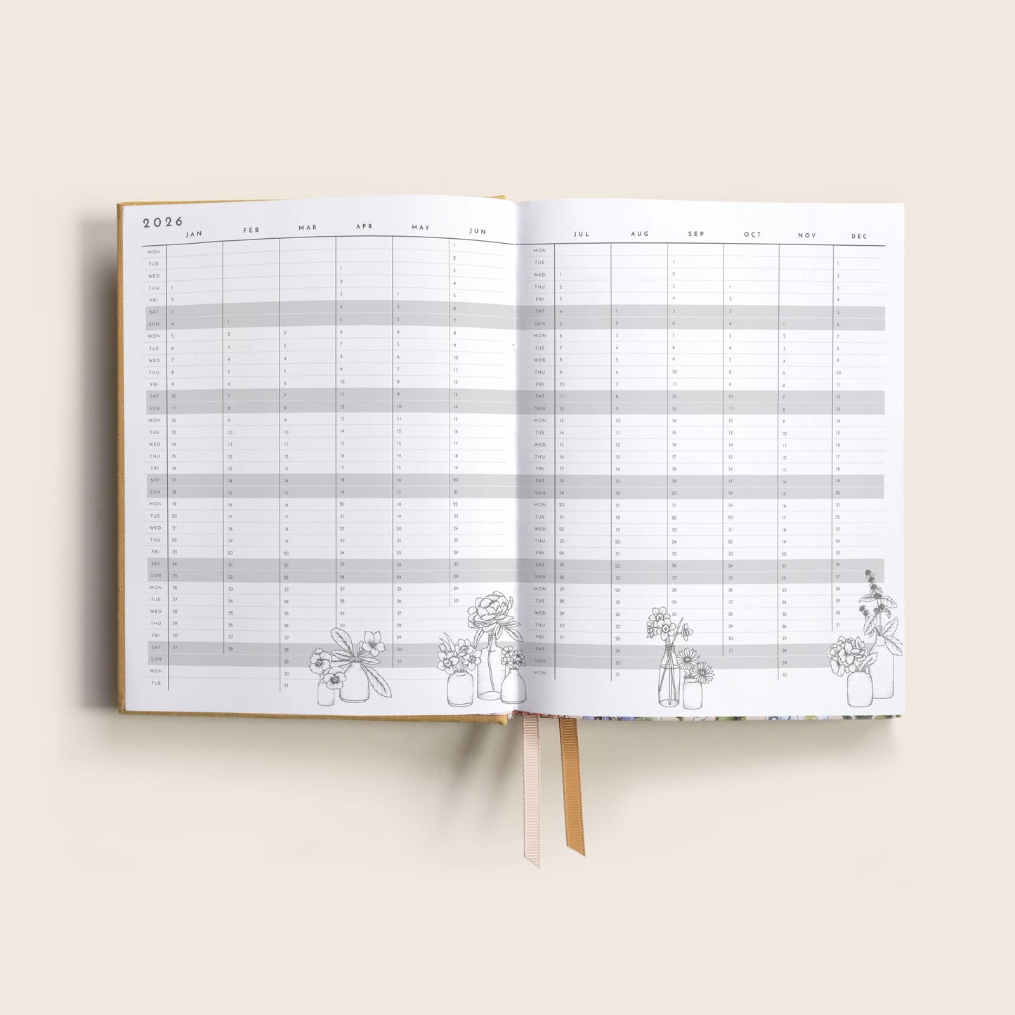 2026 ALWAYS FLOWERS PLANNER | HONEY