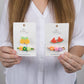 Tropicana Hair Clips - Set of 2 - Pineapples & Flowers