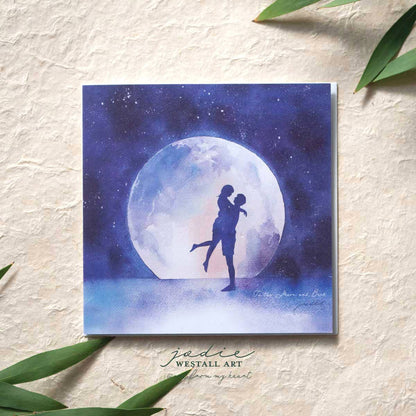Moon Lovers - Greeting card