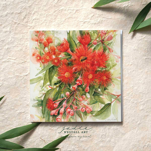 'Buzzing with beauty' - Greeting card