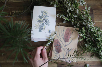 Wattles Portrait Card