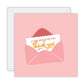 A Little Note to Say a Big Thank You - Greeting Card