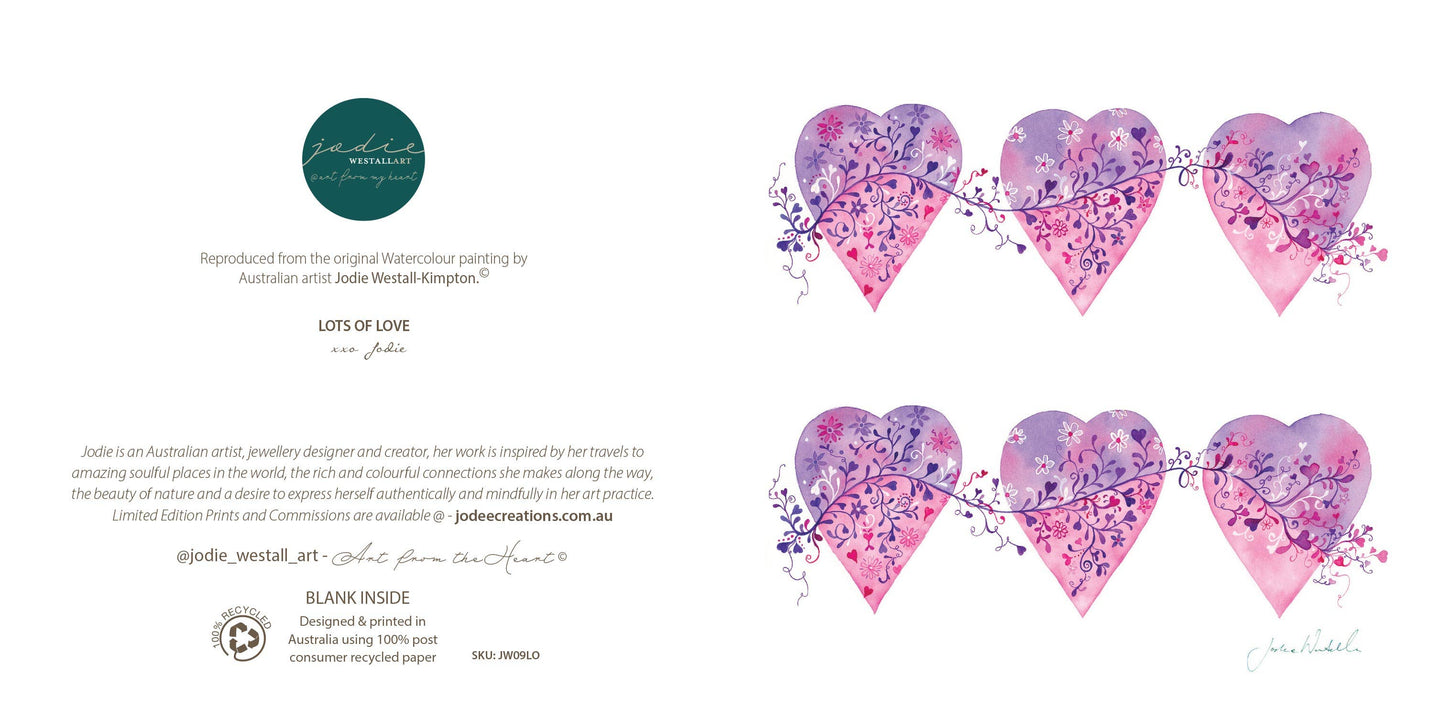 Lots of Love - Greeting Card