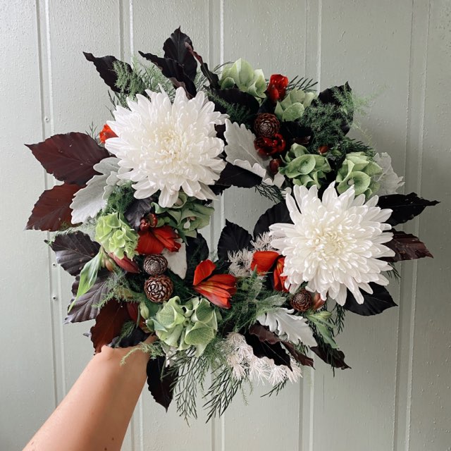 buderim florist, christmas wreath sunshine coast florist