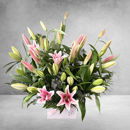 Lily Box Arrangement