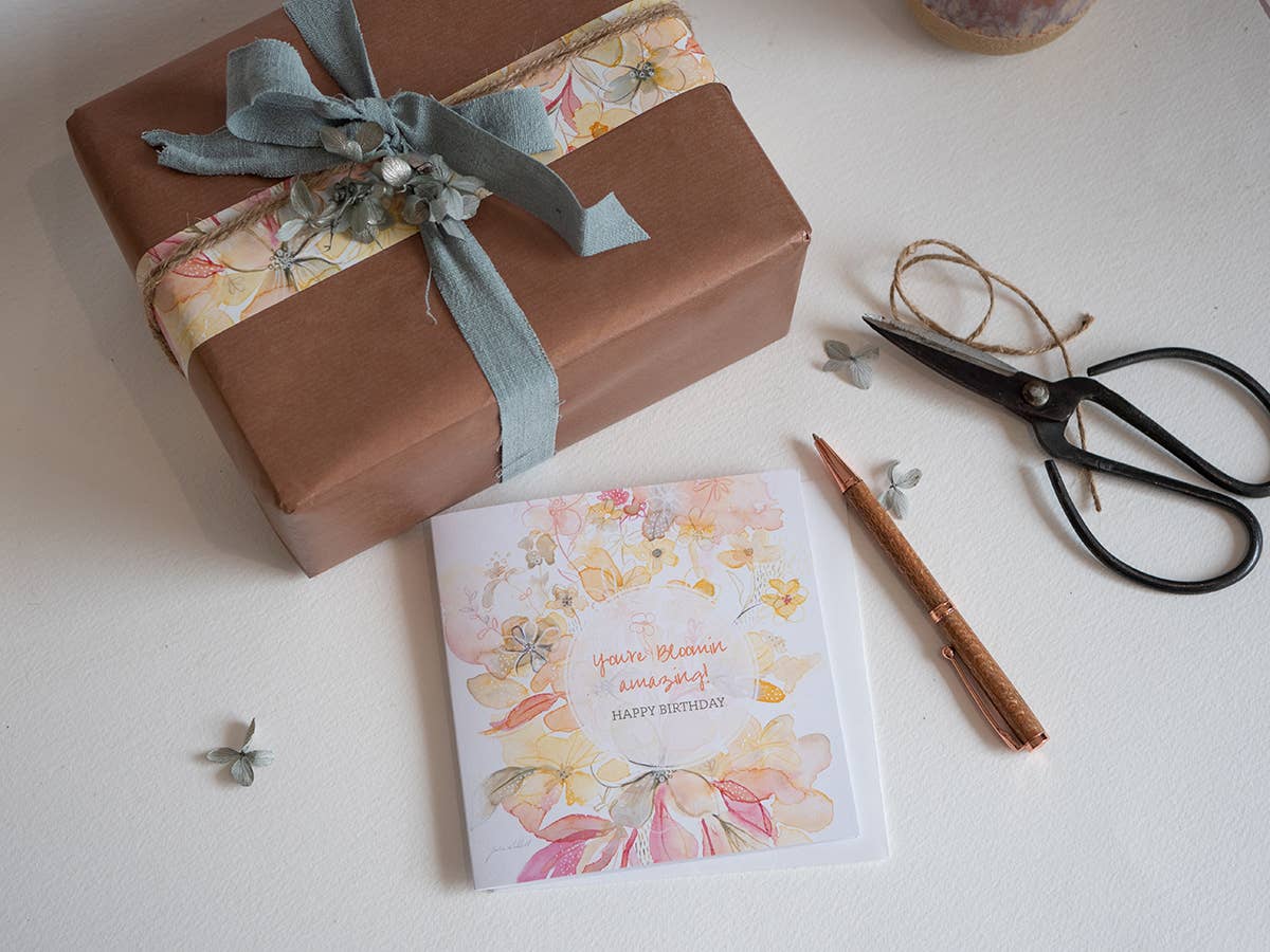 ‘Bloomin Amazing’ Happy Birthday - Greeting Card