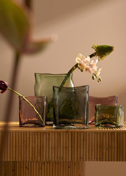 Block Vase Rose (S)