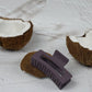 Claw Clip - Elongated Rectangle - Eggplant