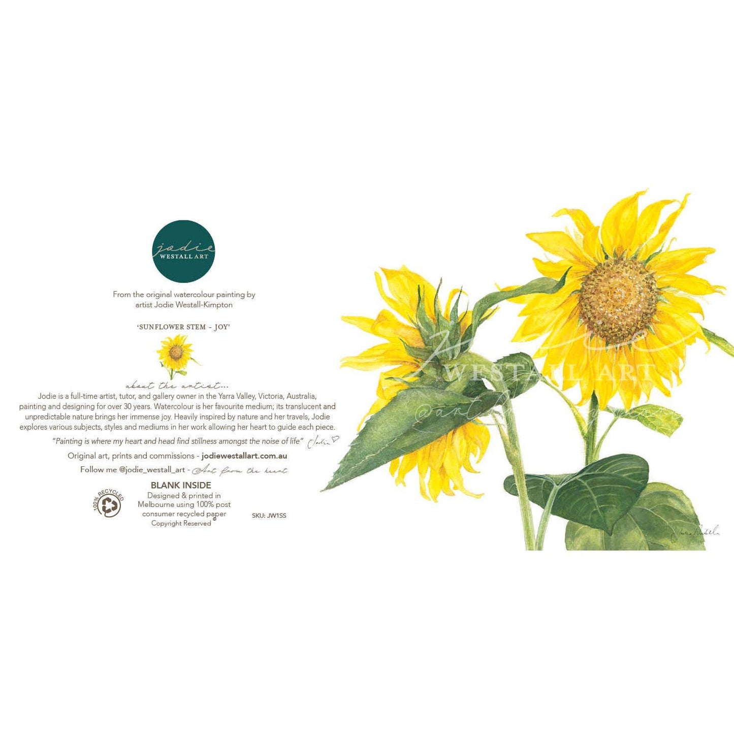 Sunflower Splendour Greeting Card