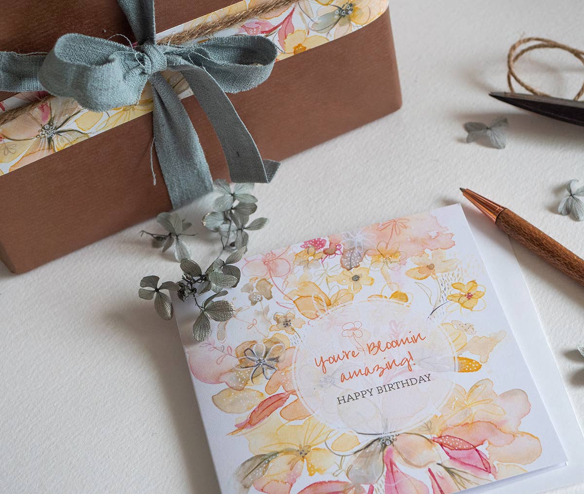 ‘Bloomin Amazing’ Happy Birthday - Greeting Card