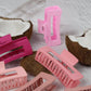 Claw Clip - Medium Elongated Rectangle - Bloom