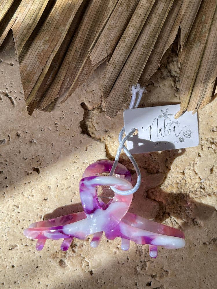 Claw Clip - Acetate - Mini Loop - Sorbet