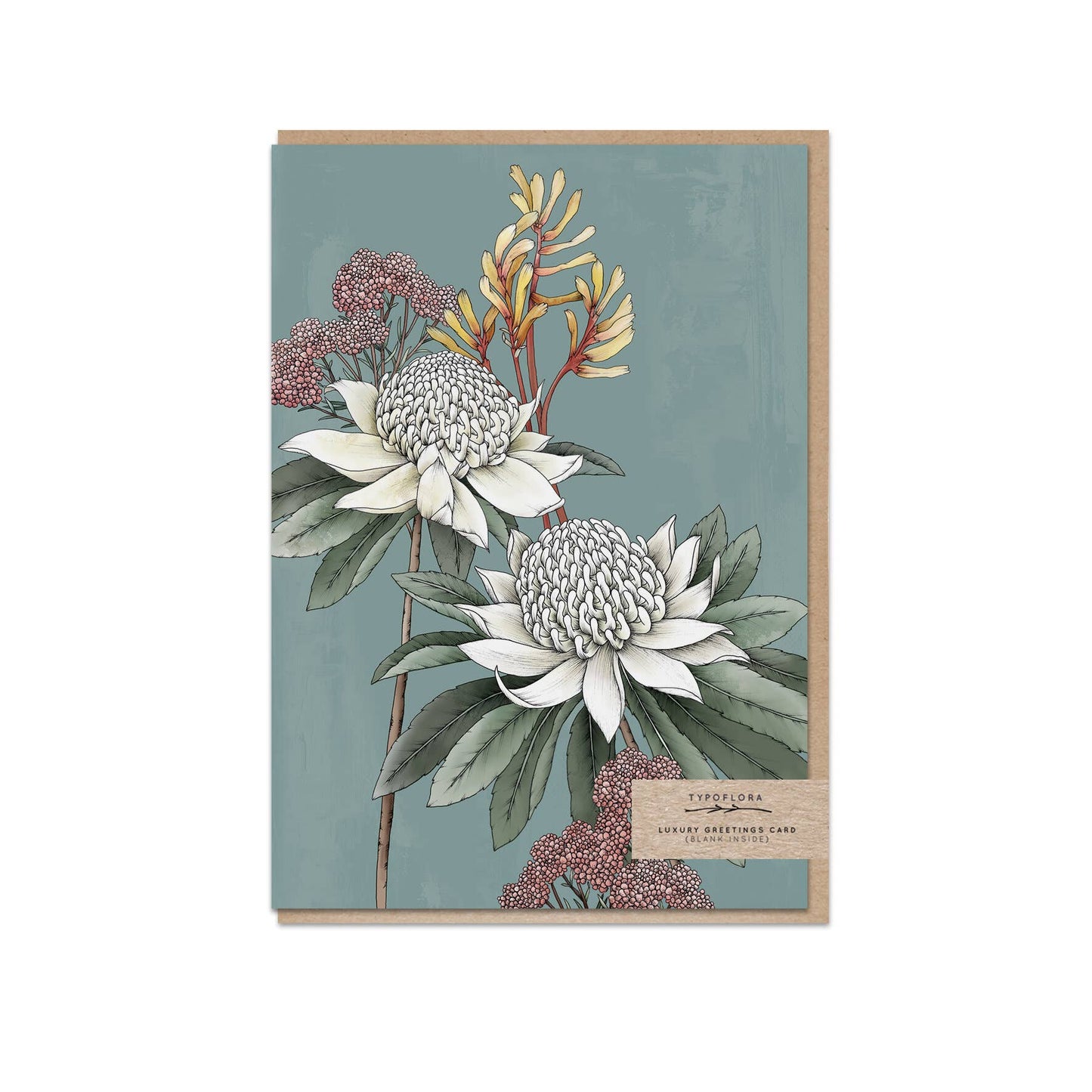 Waratah Portrait Card