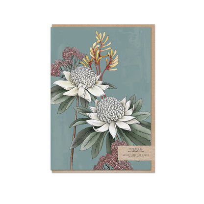Waratah Portrait Card