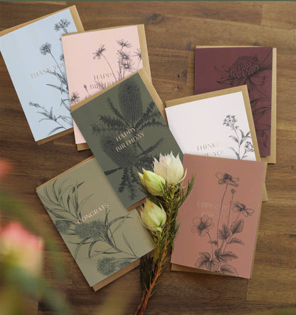 Banksia Birthday Card