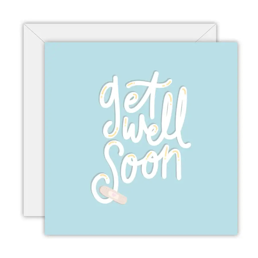 Hand Lettered - Get Well Soon